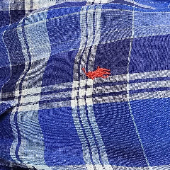 POLO Ralph Lauren relaxed fit plaid long sleeves XL - Picture 2 of 10